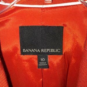 Banana Republic Summer orange blazer